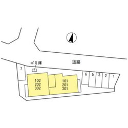 ルピナス嵯峨A棟の物件外観写真